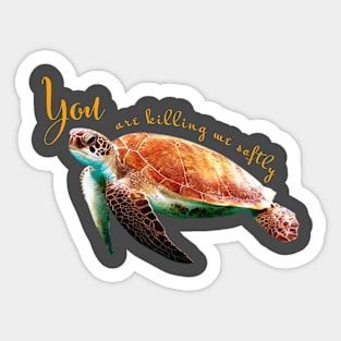 KILLING TURTLE Sticker